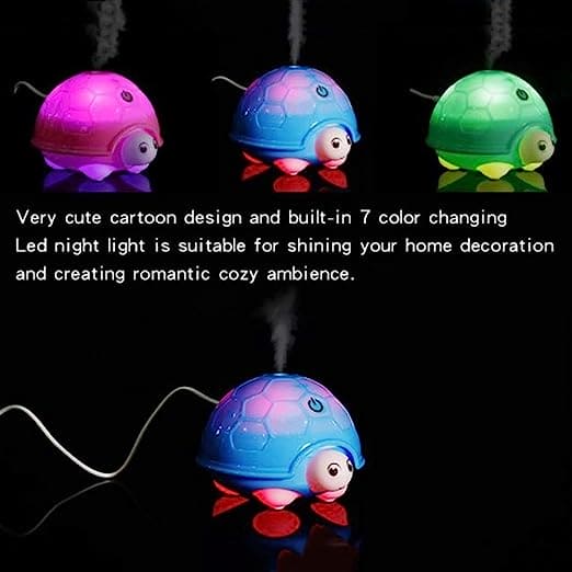 Turtle Led Humidifier, Tortious Home Air Diffuser Purifier, Colorful Night Light Silent Mist, USB Fogger Home Car Air Freshener, Mini Ultrasonic Humidifiers, Aromatherapy Essential Oil Dispenser Turtle Led Humidifier, Tortious Home Air Diffuser Purifier, Colorful Night Light Silent Mist, USB Fogger Home Car Air Freshener, Mini Ultrasonic Humidifiers, Aromatherapy Essential Oil Dispenser